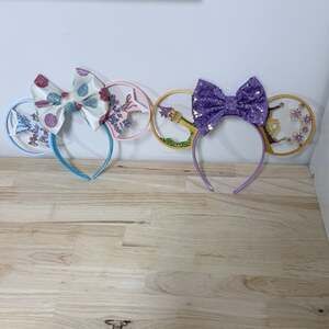 Handmade Park Inspired 3D Printed Interchangeable Mouse Ears Set
